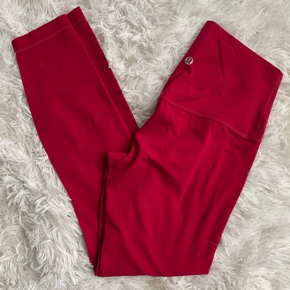 Lululemon align leggings- ALIGN PANT 25"
ruby red